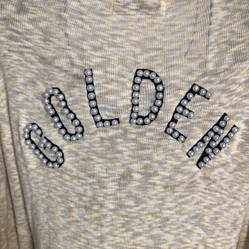 Wildfox Golden Long Jacket No Tags Never Worn - Picture 4 of 5
